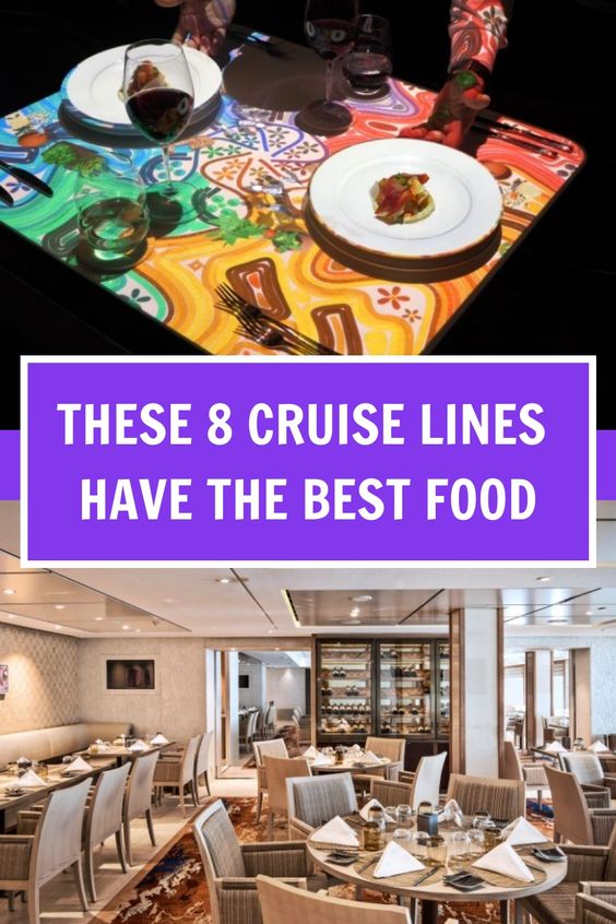 Elegant dining setup on a luxury cruise ship.